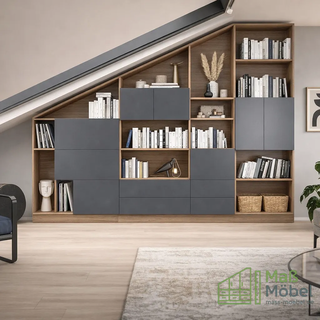 Schrägenschrank nach Maß – Schreinerei Reinhardt Kassel